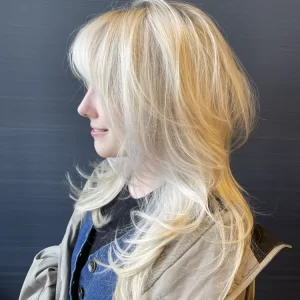 Coupe Hush Cut sur cheveux long